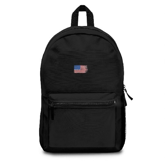 Joe Biden Vs Convicted Felon Funny 2024 Flag Backpacks