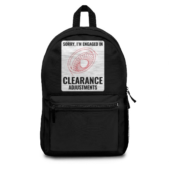 Aircraft Jet Engine Mechanic Aviation Technician Backpacks