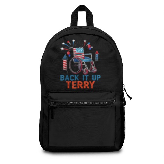 Back Terry Fireworks 4th July Backpacks