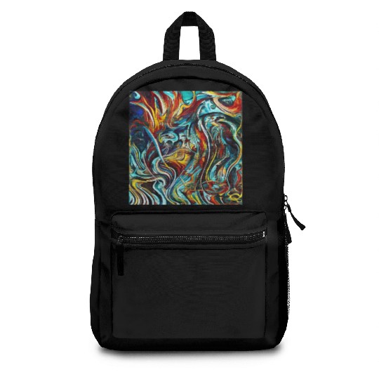 Multi abstrack Backpacks