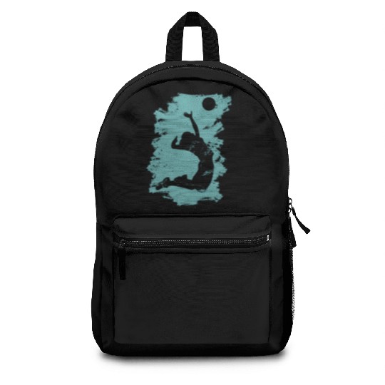 Volleyball Beach Grunge Vintage Backpacks
