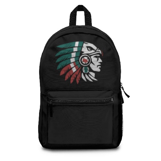 Aztec Warrior Indigenous Mexican Aztec Jaguar Backpacks