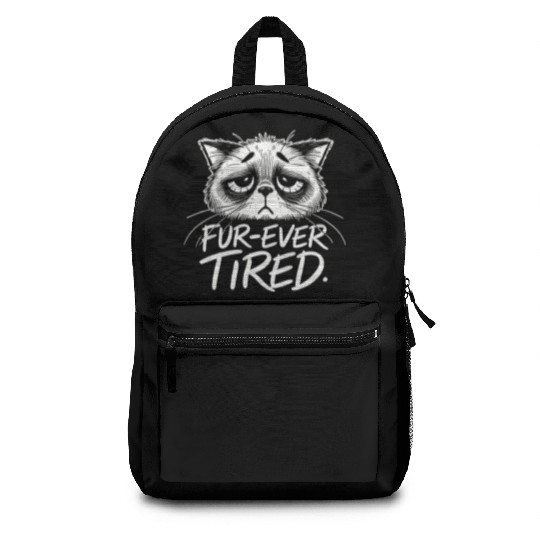 Gothic Emo Cat Design For Cat Lovers And Backpacks