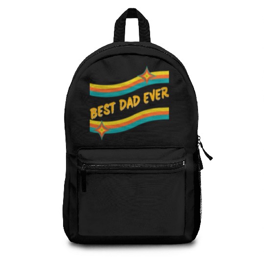 BEST DAD EVER RETRO VINTAGE FATHER SUMMER Backpacks