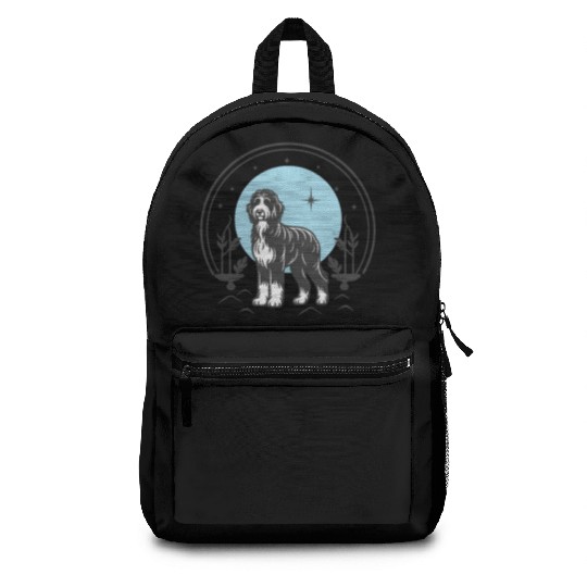 Bernedoodle Tarot Card Dog | Celestial and Starsee Backpacks