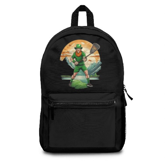 St. Patrick's Day Shamrock St Paddy's Day Lacrosse Backpacks