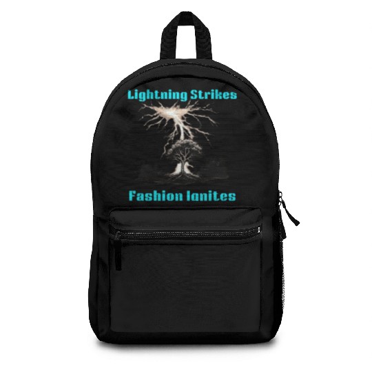 Unleashed Force: Lightning Bolt Strikes Backpacks