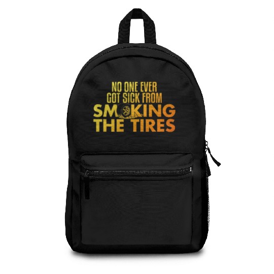 Drag Racing Art Auto Race Car Lover Dragster Backpacks