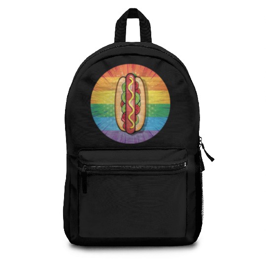 LGBTQ Hot Dog Backpacks