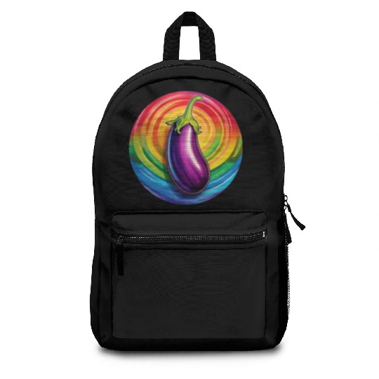 LGBTQ Eggplant Backpacks