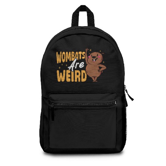 Wombats Are Weird Wombat Merch Backpacks