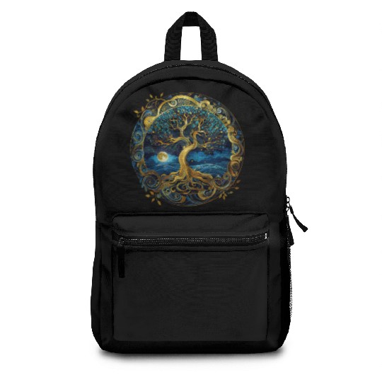 Irish Nordic Celtic Tree of Life Yggdrasil Backpacks