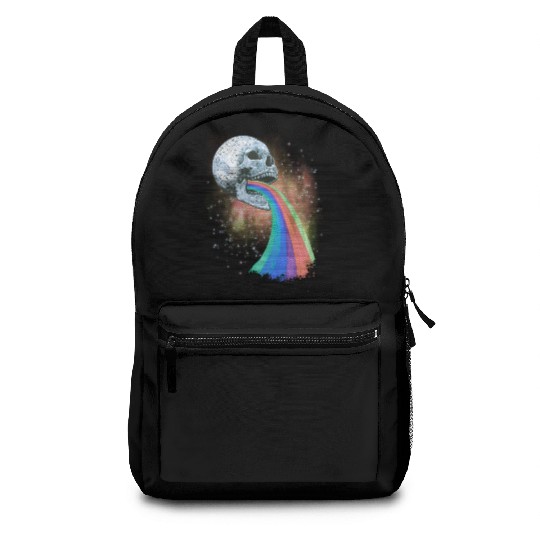 Goth Rock Satan Unicorn Festivals Death Metal Backpacks