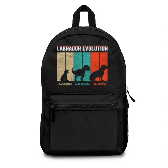 Labrador EVOLUTION Labrador Lovers Funny Backpacks