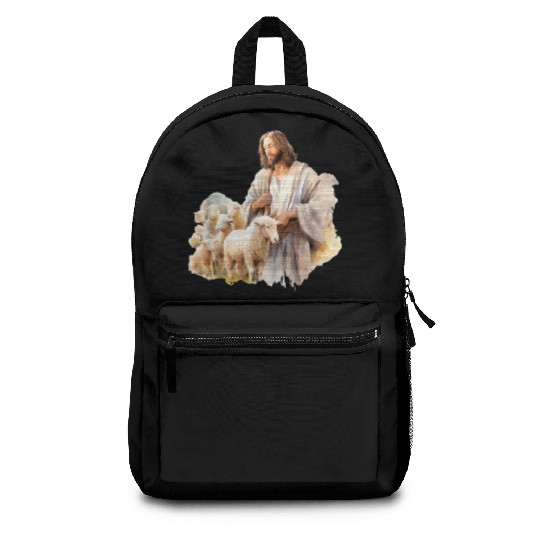 Lord Jesus Church Sheep Peace Backpacks