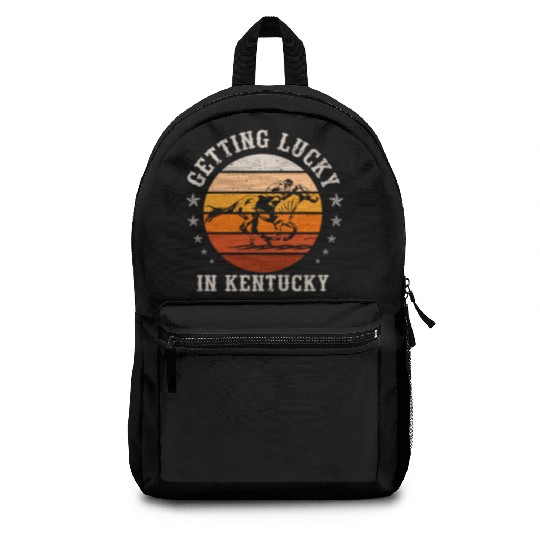 Getting Lucky In Kentucky Horse Racing Backpacks