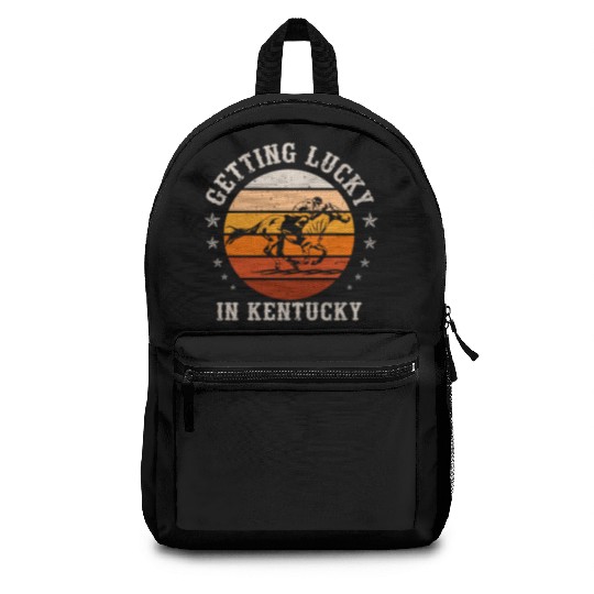 Getting Lucky In Kentucky Horse Racing Backpacks