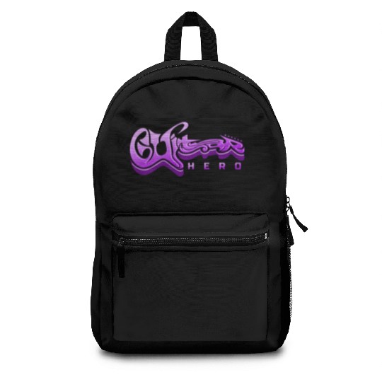 Guitar Hero - Typography Design Backpacks