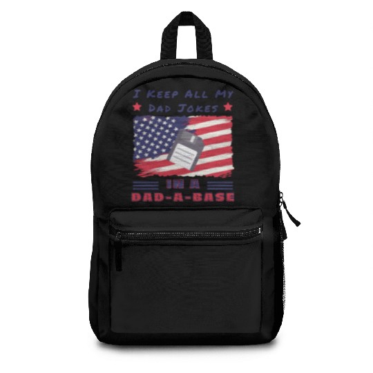 Funny dad jokes from son or daughter fathers day Backpacks
