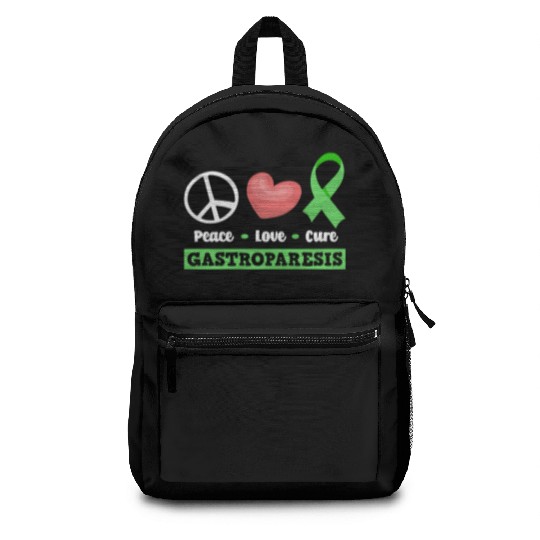 Peace Love Gastroparesis Awareness Backpacks