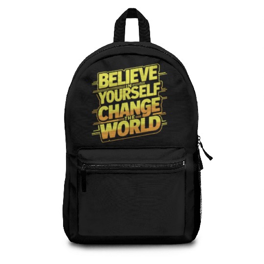 Motivational Quotes Backpacks Design