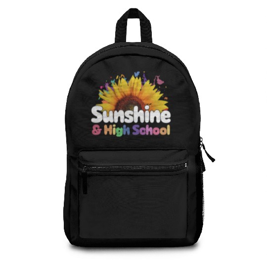 Sunshine and High School Back to School Backpacks
