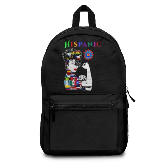 Hispanic Heritage Month Latino Countries Flag Backpacks