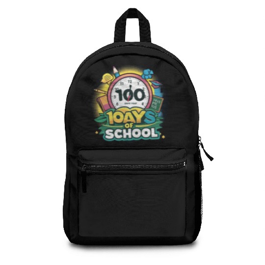 100 Days of School Backpacks Design