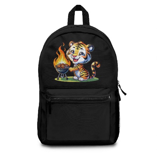Cute BBQ Tiger Backpacks