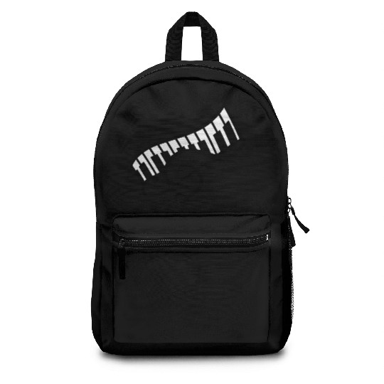 Music Clef Note Keyboard Piano Keys Party Treble Backpacks