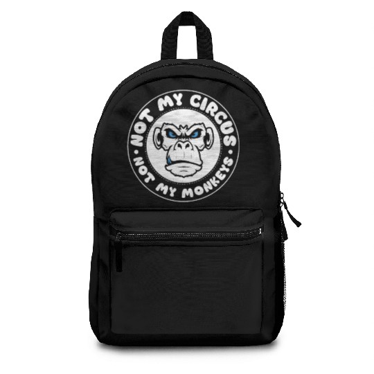 Not my Circus, not my Monkeys! Funny Animal Monkey Backpacks