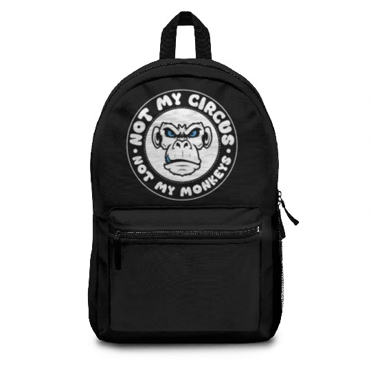 Not my Circus, not my Monkeys! Funny Animal Monkey Backpacks