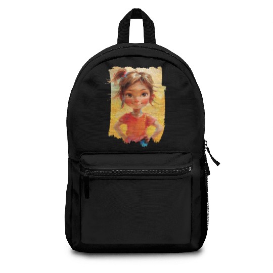 confidence with bold paint strokes and fearless Backpacks