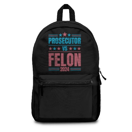 Prosecutor vs Felon Funny Backpacks