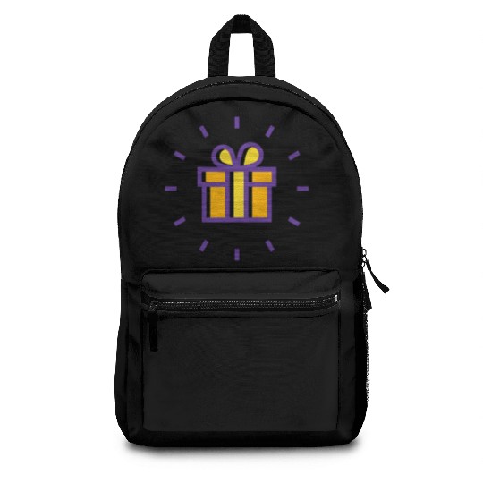 AA line icon of a gift box typically features a si Backpacks