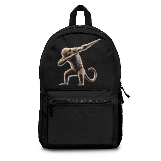 Funny Dabbing Monkey Animal Lover Monkeys Dab Backpacks