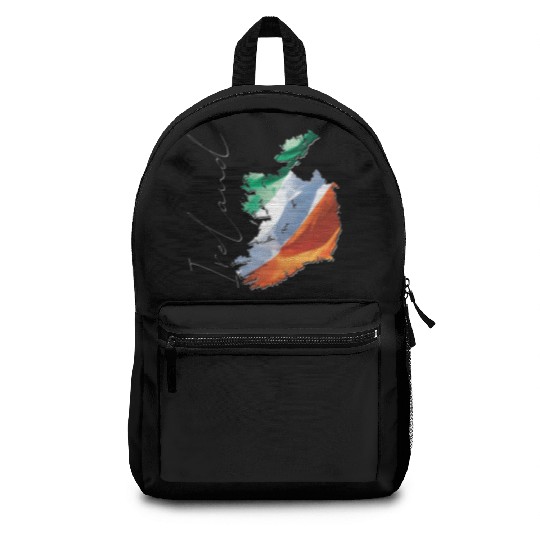 Ireland | Real Flag | Flag Map EN Backpacks