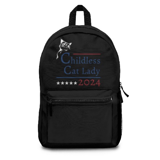 "Childless Cat Lady" Kamala Harris 2024 Backpacks