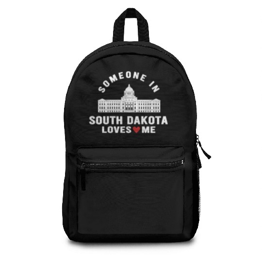 Someone In South Dakota Loves Me Backpacks