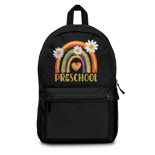 Preschool Rainbow Back to School Preschool Teacher Backpacks
