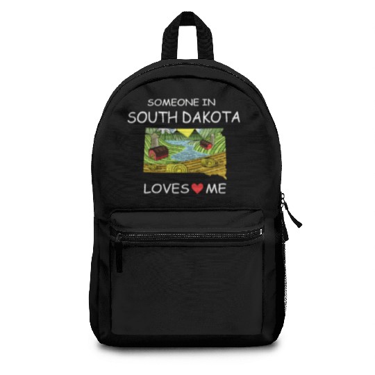 Someone In South Dakota Loves Me Backpacks