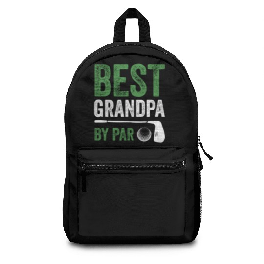 Golfer Grandpa Funny Golf Papa Grandfather Gift Backpacks