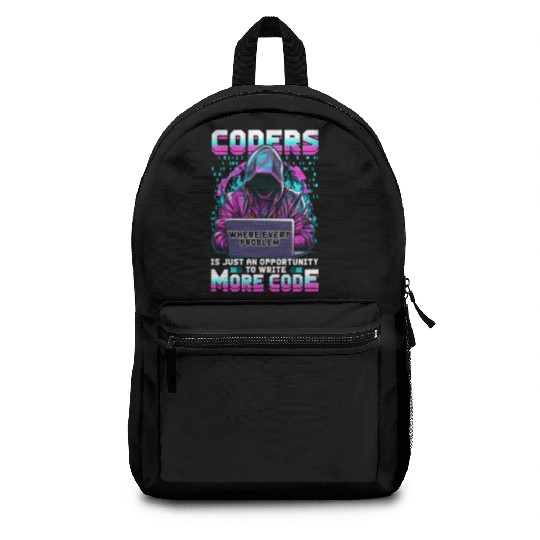 Coders Design for Computer Engineer Software Devel Backpacks