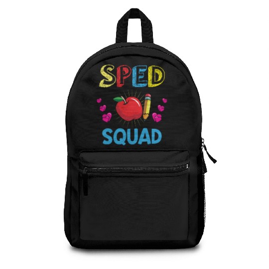 Sped Teacher special education teacher quad Backpacks