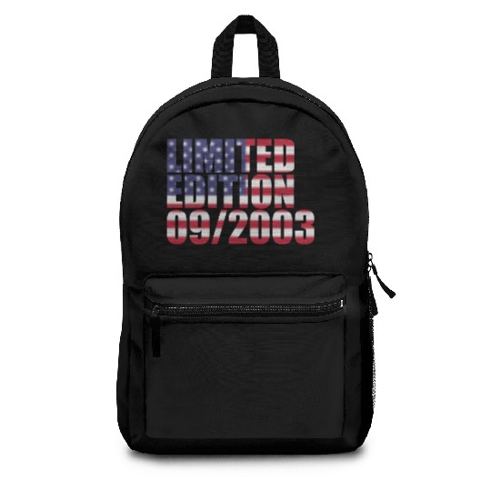 21st birthday Limited Edition USA 09/2003 Backpacks
