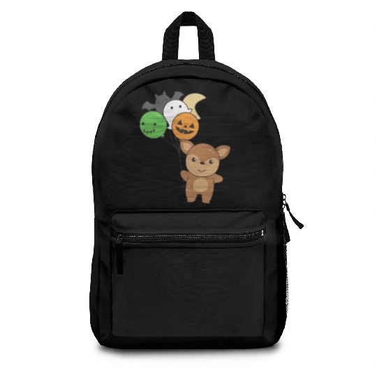Deer Halloween Balloons Kids Cute Animals Backpacks