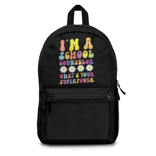 School Counselor I'm A School Backpacks