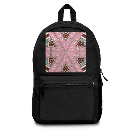 eyes on nature mandala Backpacks