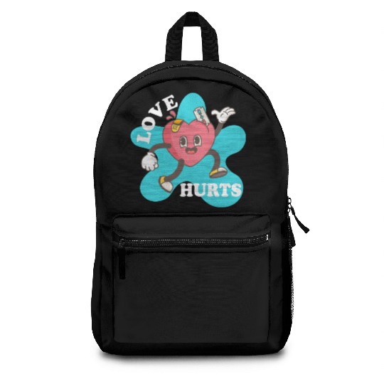 love hurts Backpacks