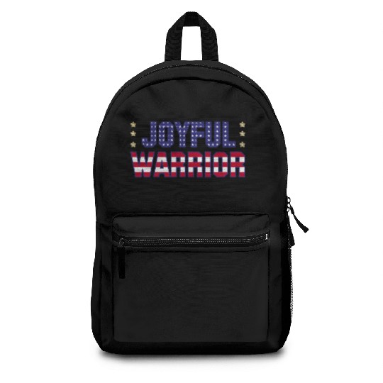 Joyful Warrior - Harris Walz 2024 Election America Backpacks